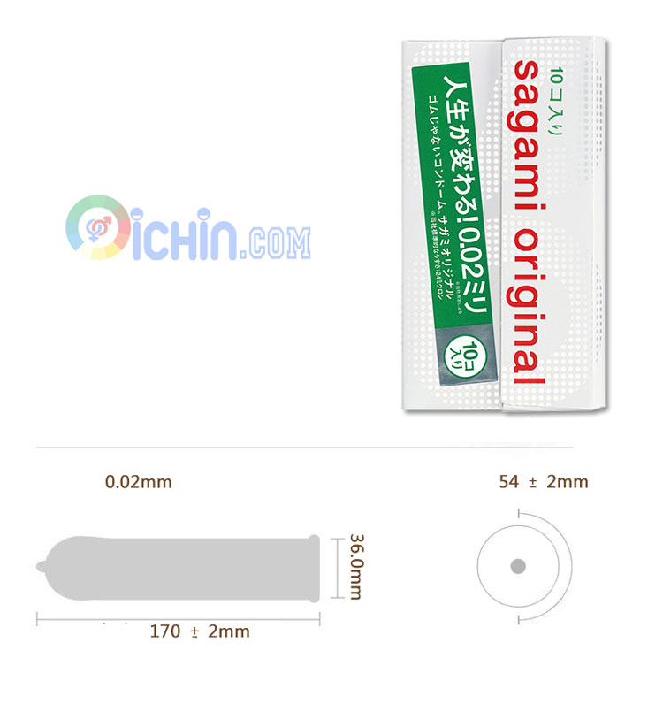 Sagami Original bao cao su siêu mỏng 0.02mm size M Sagami Original bao cao su siêu mỏng 0.02mm size M
