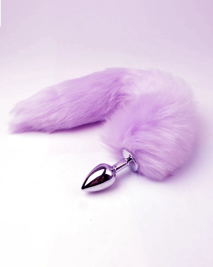 Sextoy đuôi cáo inox 5 màu quyến rũ mềm mại cho trải nghiệm mới