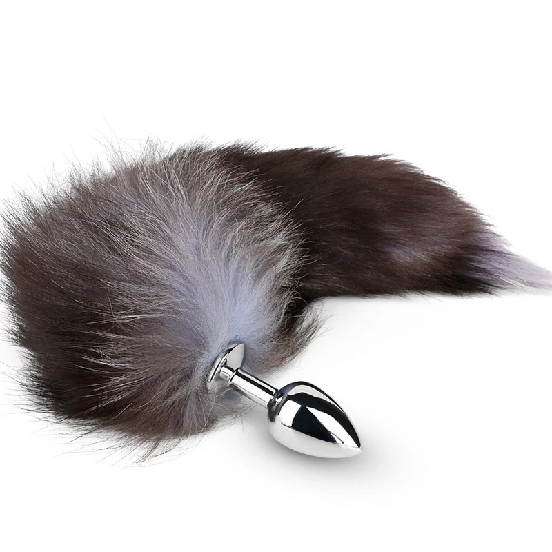 Sextoy đuôi cáo inox 5 màu quyến rũ mềm mại cho trải nghiệm mới