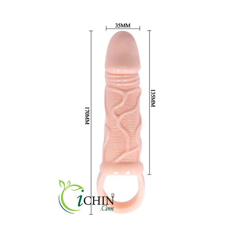 Bao cao su đôn dên silicon mềm mịn quai đeo tăng kích thước dễ sử dụng