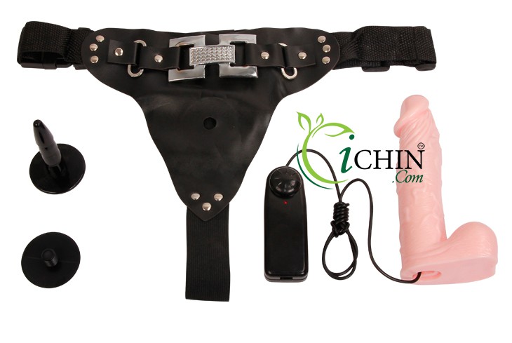 Strap On Harness Lesbian Dây Đeo Rung Đặc Ruột Tiện Dụng