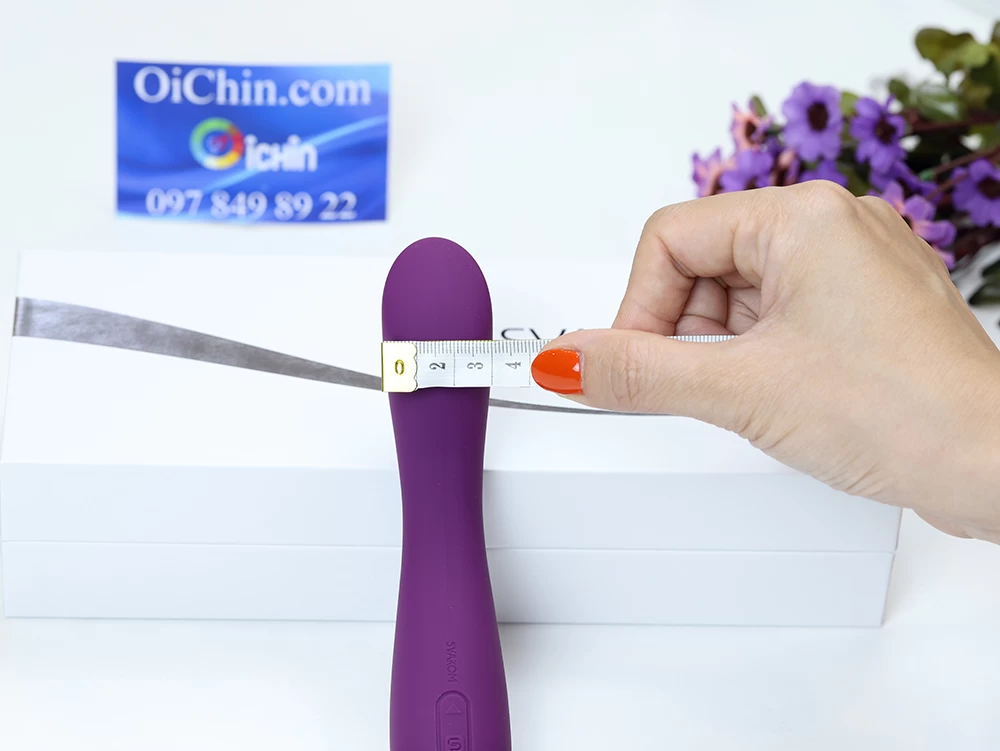 Svakom Amy 2 silicon y tế pin sạc rung cong tiện dụng dễ dùng