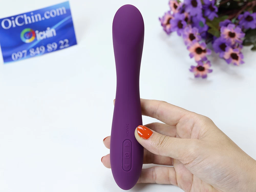Svakom Amy 2 silicon y tế pin sạc rung cong tiện dụng dễ dùng