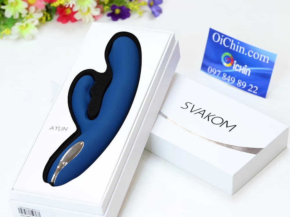 Svakom Aylin rung sóng kích thích silicon ABS pin sạc