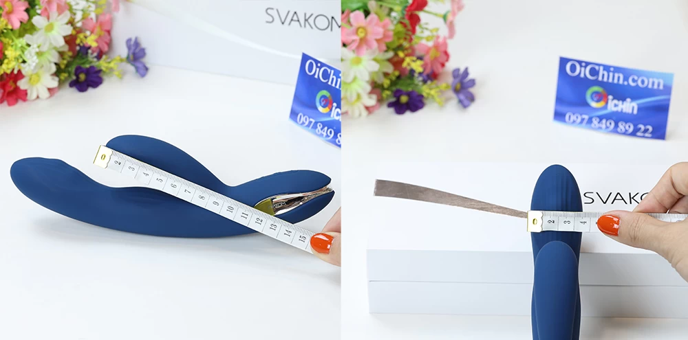 Svakom Aylin rung sóng kích thích silicon ABS pin sạc