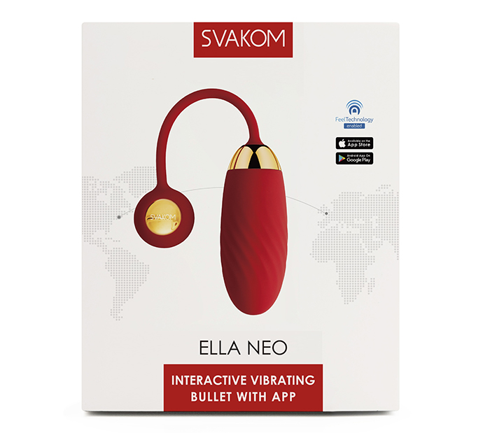 Svakom Ella Neo trứng rung điều khiển từ xa silicone mềm mịn hiện đại Svakom Ella Neo trứng rung điều khiển từ xa silicone mềm mịn hiện đại