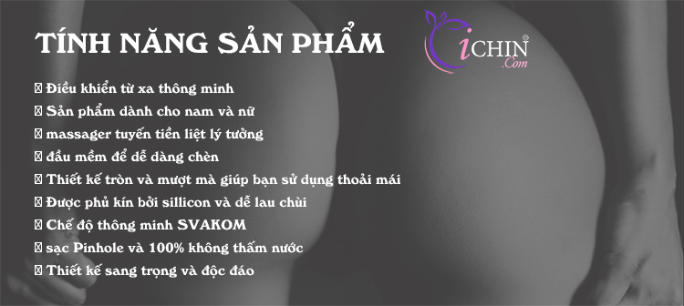 Svakom Julie 5 chế độ rung điều khiển từ xa đồ chơi hậu môn