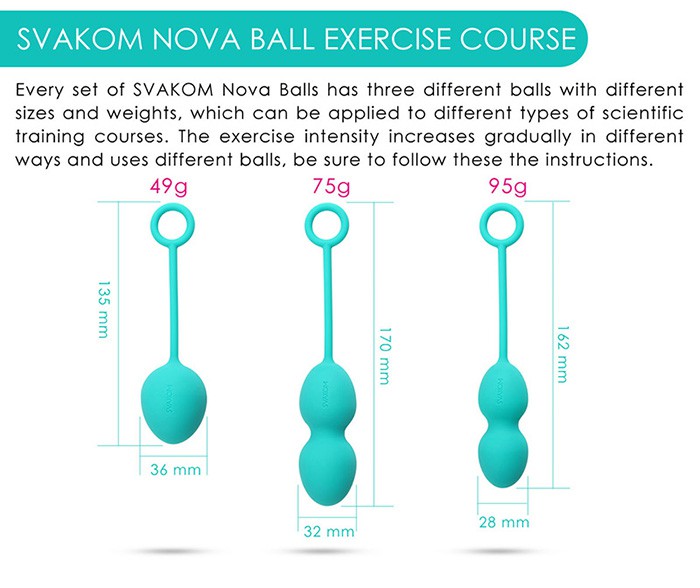 Svakom Nova máy se khít âm đạo silicone y tế bài tập Kegel hiệu quả