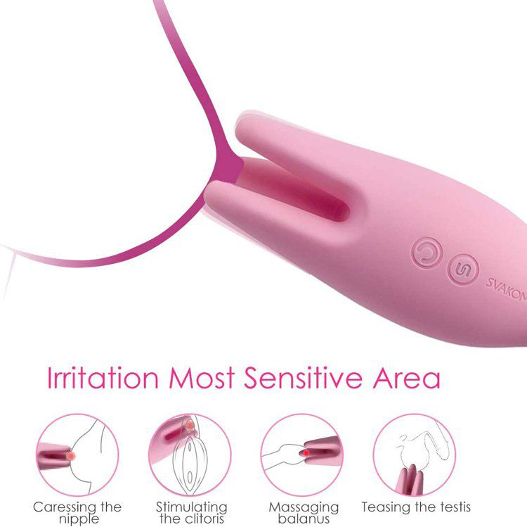 Svakom NYMPH Rung 2 Đầu 25 Chế Độ Tiện Lợi Pin Sạc An Toàn