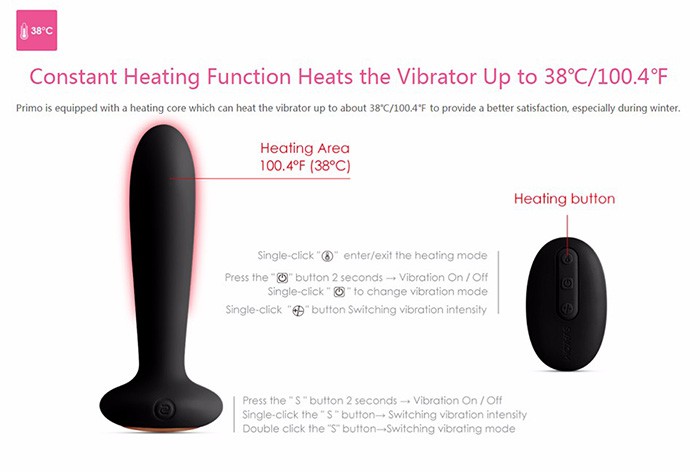 Svakom Primo rung 25 chế độ tỏa nhiệt điều khiển từ xa