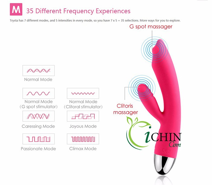 Svakom Trysta cao cấp 35 chế độ rung 2 động cơ mạnh mẽ Svakom Trysta cao cấp 35 chế độ rung 2 động cơ mạnh mẽ