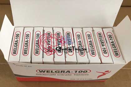 Viên uống Welgra 100mg cương dương tăng sinh lý nam giới