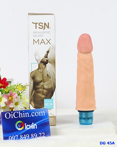 TSN MAX dương vật giả rung 4 size tùy chọn silicone cao cấp