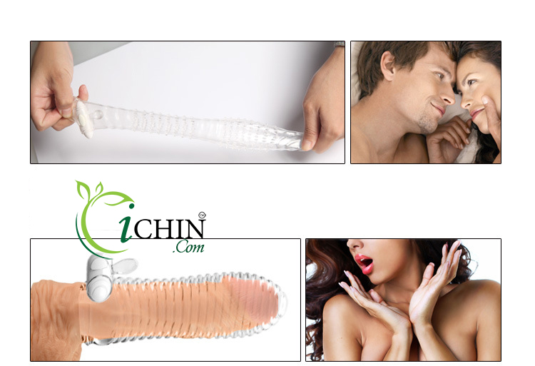 Bao cao su gai Vibrating Crystal đôn dên rung êm ái kéo dài thời gian