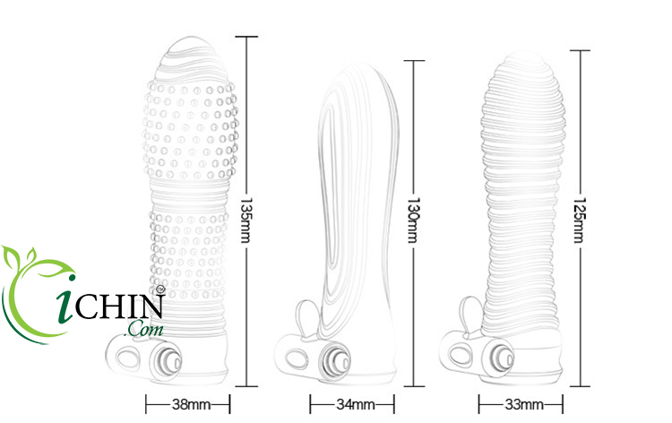 Bao cao su gai Vibrating Crystal đôn dên rung êm ái kéo dài thời gian