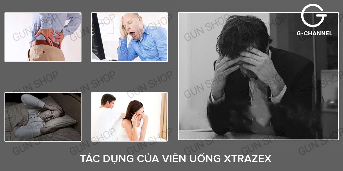 Viên sủi Xtrazex tăng cường sinh lý nam tự nhiên