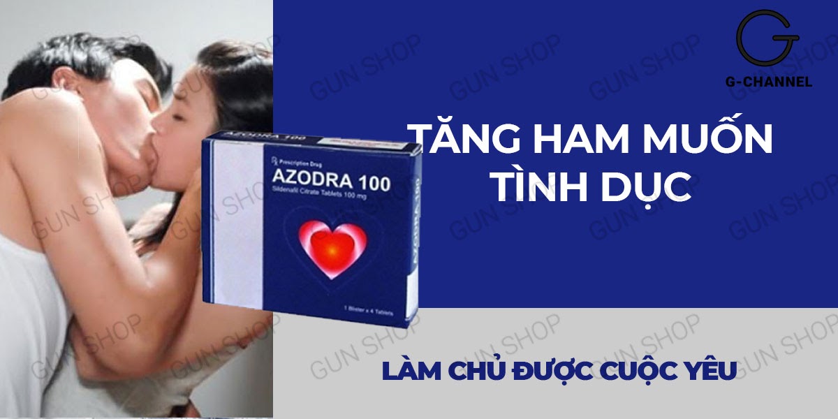 Viên uống cường dương Azodra 50mg kéo dài thời gian quan hệ