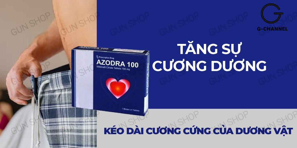 Viên uống cường dương Azodra 50mg kéo dài thời gian quan hệ