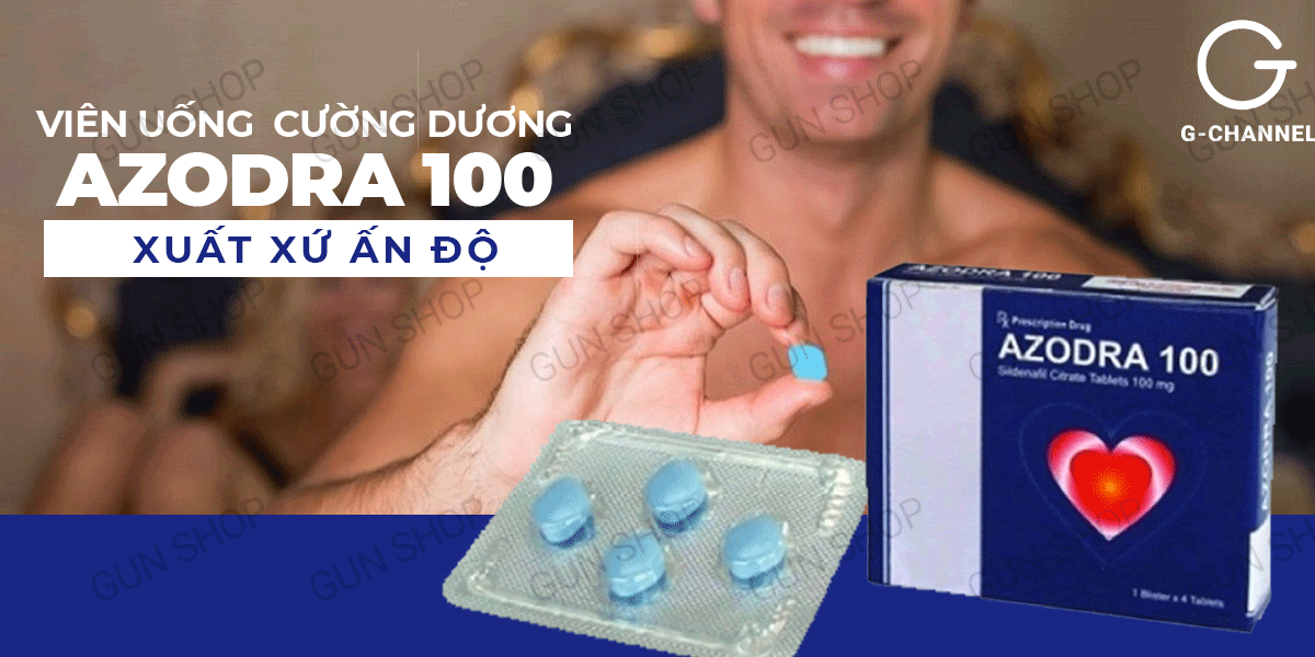 Viên uống cường dương Azodra 50mg kéo dài thời gian quan hệ