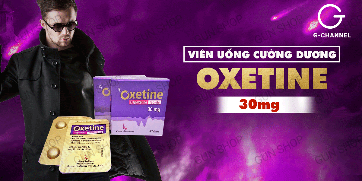 Viên uống cường dương Oxetine 30mg Ấn Độ kéo dài thời gian quan hệ
