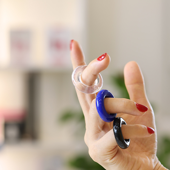 Vòng đeo cu Lovetoy bộ 3 cái cao su mềm dẻo tăng kích thước kéo dài thời gian