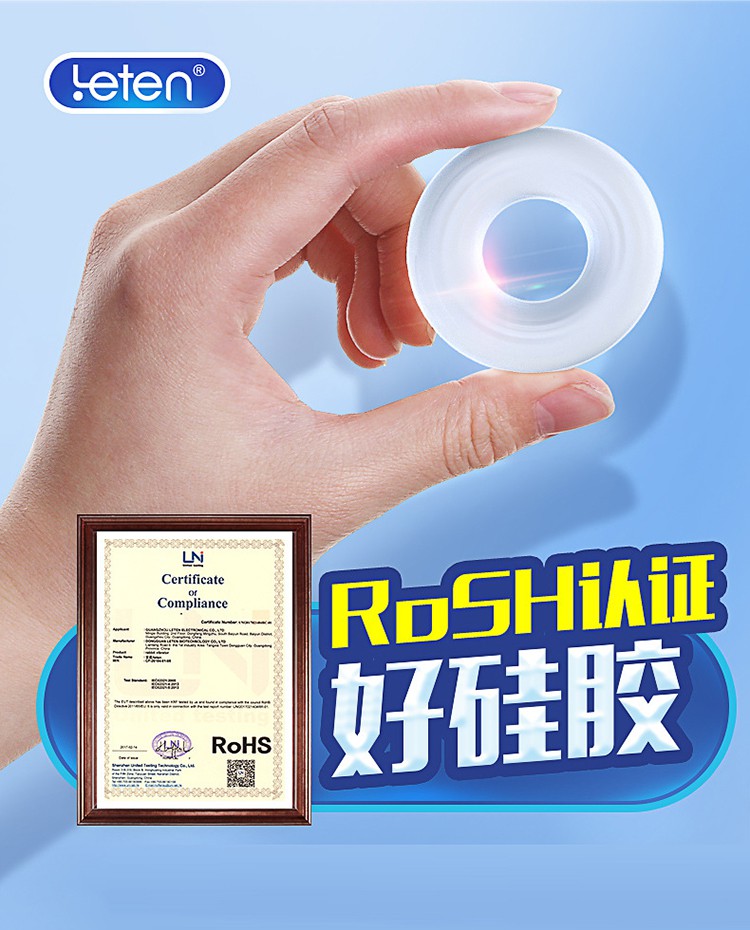 Vòng đeo Leten Silicone co giãn kéo dài cương cứng tăng hưng phấn