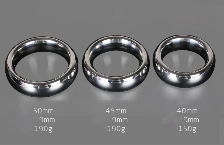 Vòng khóa dương vật inox 3 size không rung bền đẹp