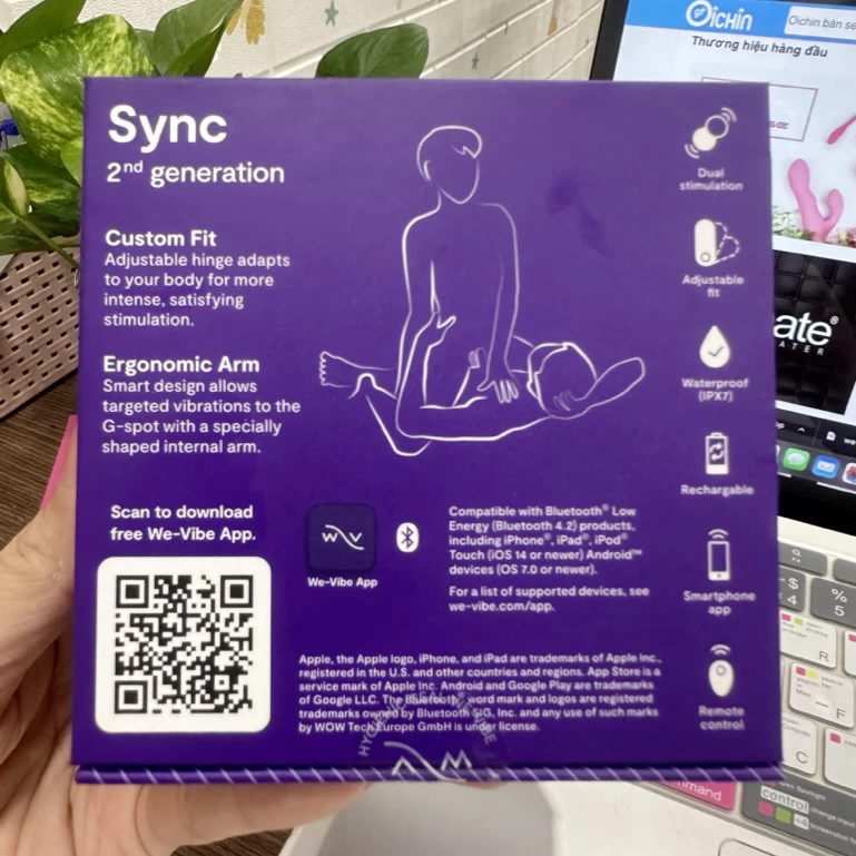 We-vibe SYNC rung 2 đầu điều khiển từ xa Canada cao cấp