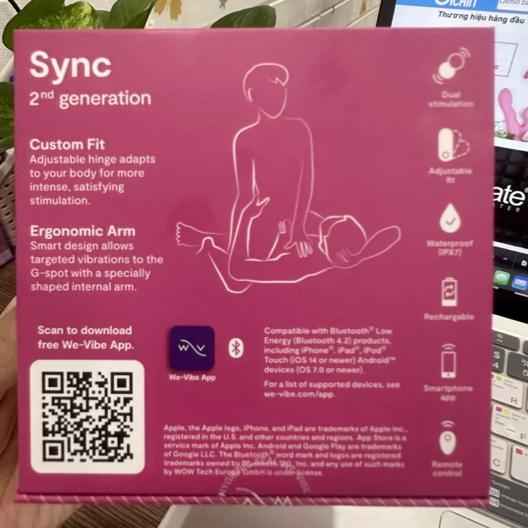 We-vibe SYNC rung 2 đầu điều khiển từ xa Canada cao cấp