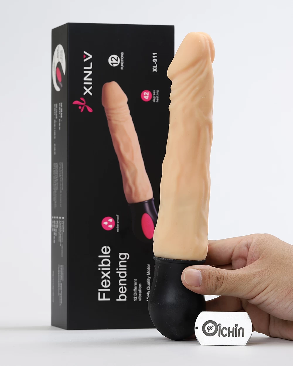 XinLV XL-911 cu giả siêu mềm rung mạnh tỏa nhiệt pin sạc an toàn