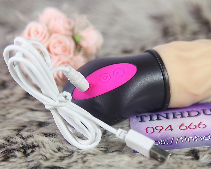 XinLV XL-911 cu giả siêu mềm rung mạnh tỏa nhiệt pin sạc an toàn