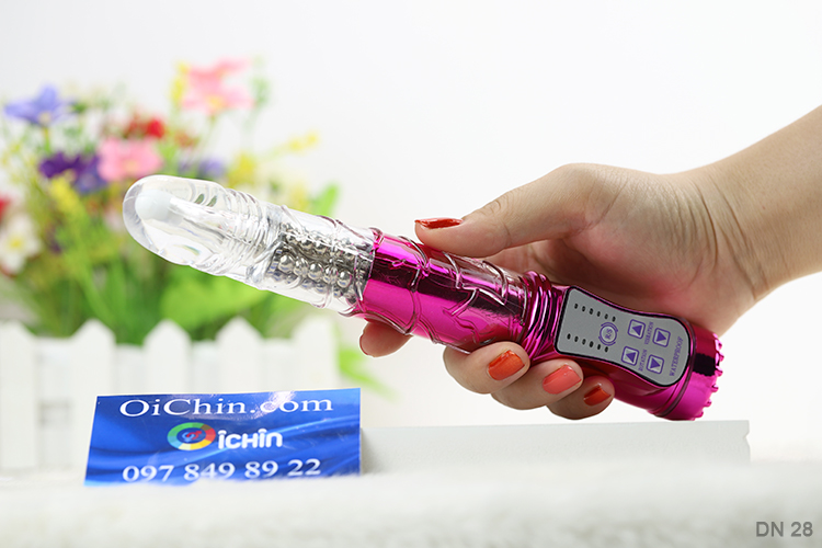 Máy rung xoay đa chế độ nhiều màu ABS Silicon cao cấp