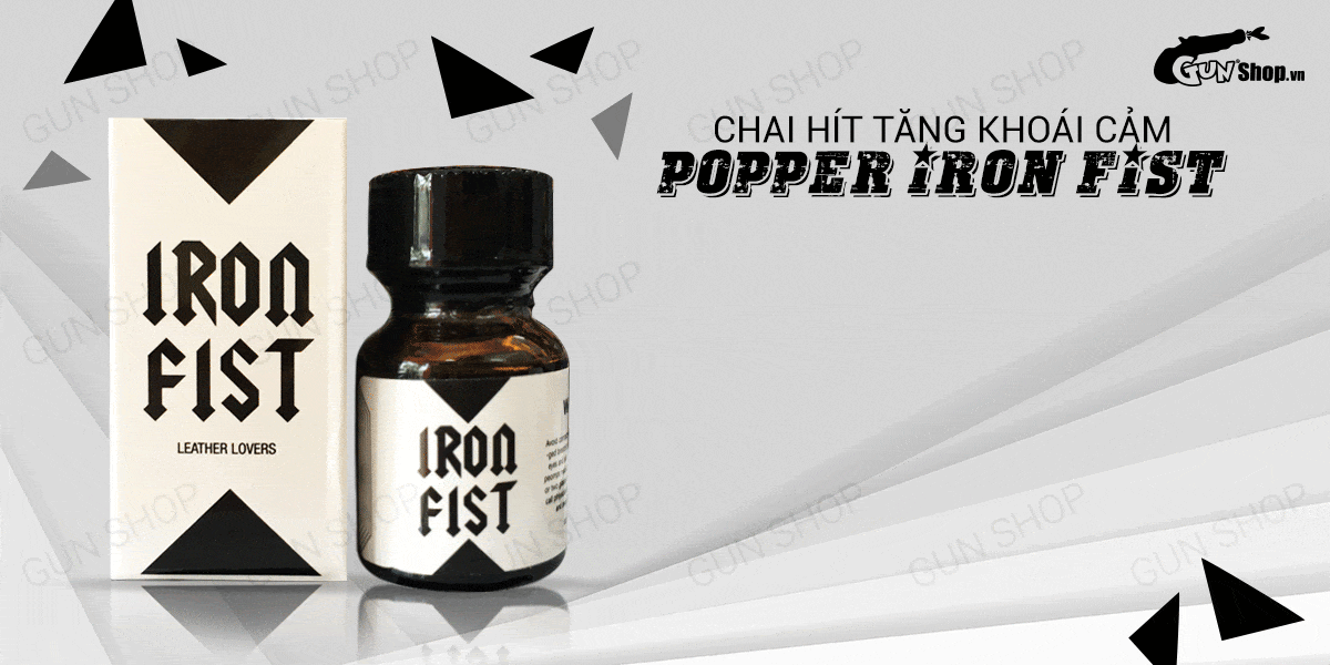  Đánh giá Chai hít tăng khoái cảm Popper Iron Fist - Chai 10ml nhập khẩu