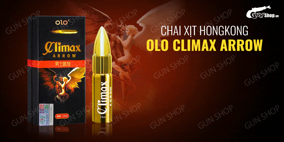  Đại lý Chai xịt HongKong OLO Climax Arrow - Kéo dài thời gian - Chai 15ml giá sỉ