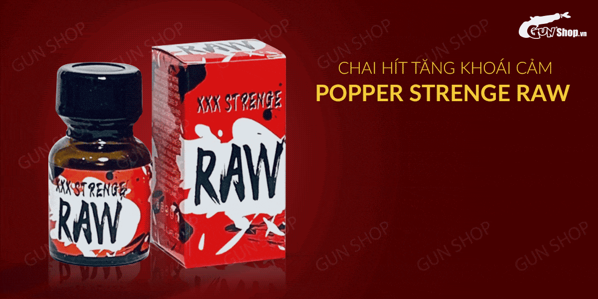  So sánh Chai hít tăng khoái cảm Popper Strenge Raw - Chai 10ml mới nhất