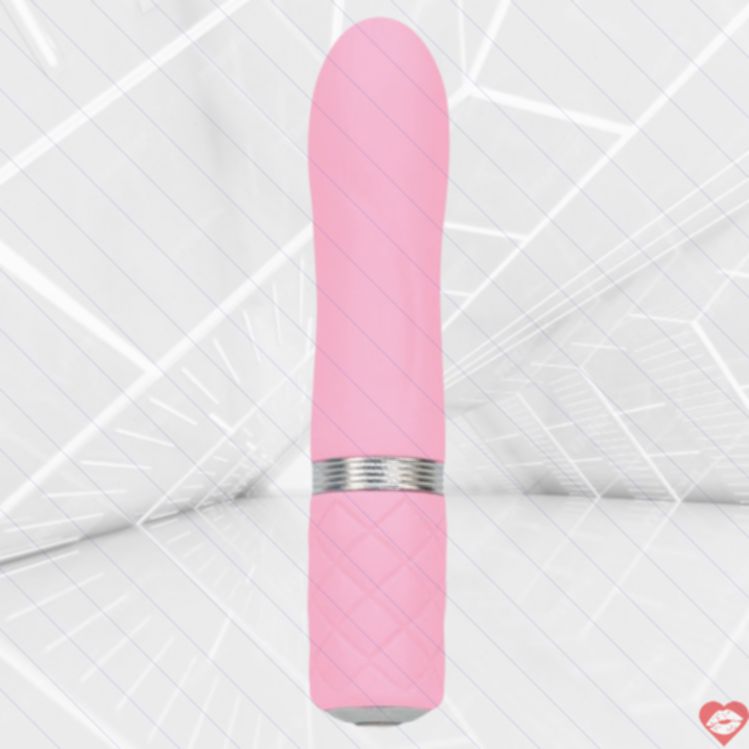 Pillow Talk Flirty Crystal Vibrator siêu nhỏ sực mạnh 