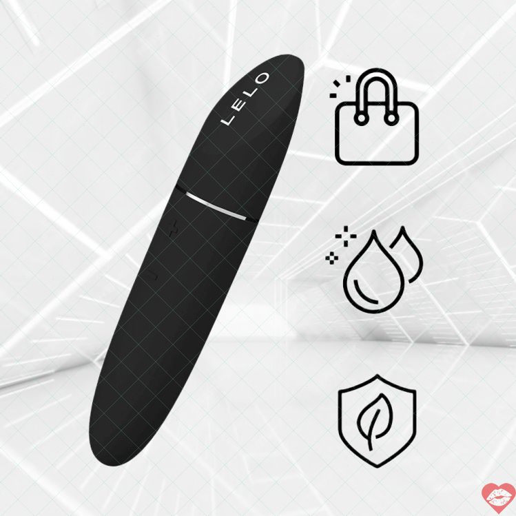 Lelo Mia 3 son môi kích thích âm vật đen, kín đáo mạnh
