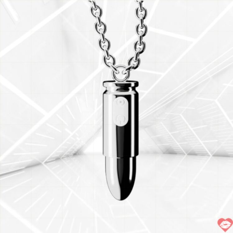 Bullet Rung Vòng Cổ Silver Ẩn Bí Mật Nóng Bỏng 