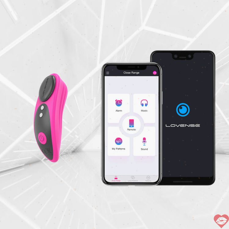 Lovense Ferri vibe quần lót từ tính app bí mật rung 
