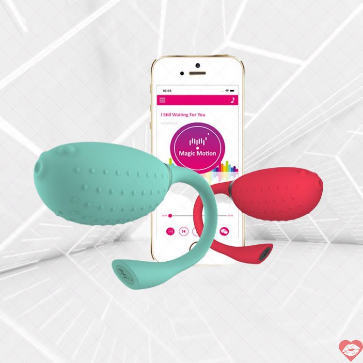 Magic Motion Fugu Trứng Rung APP Đeo Thông Minh