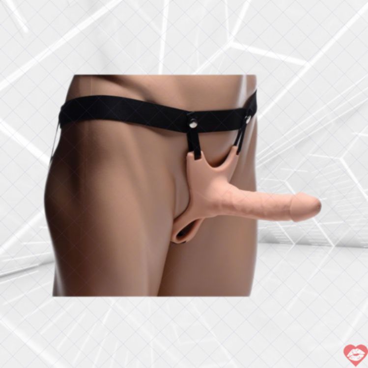 Strap On Hollow Size Matters Dildo Tăng Kích Thước Siêu Thật 