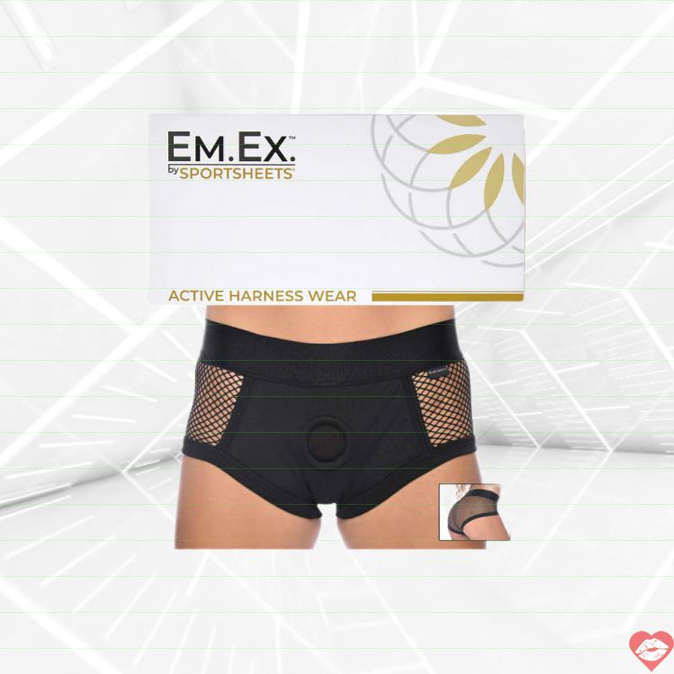 Sportsheets Fishnet Harness Đai Đeo Thoải Mái Quyến! 