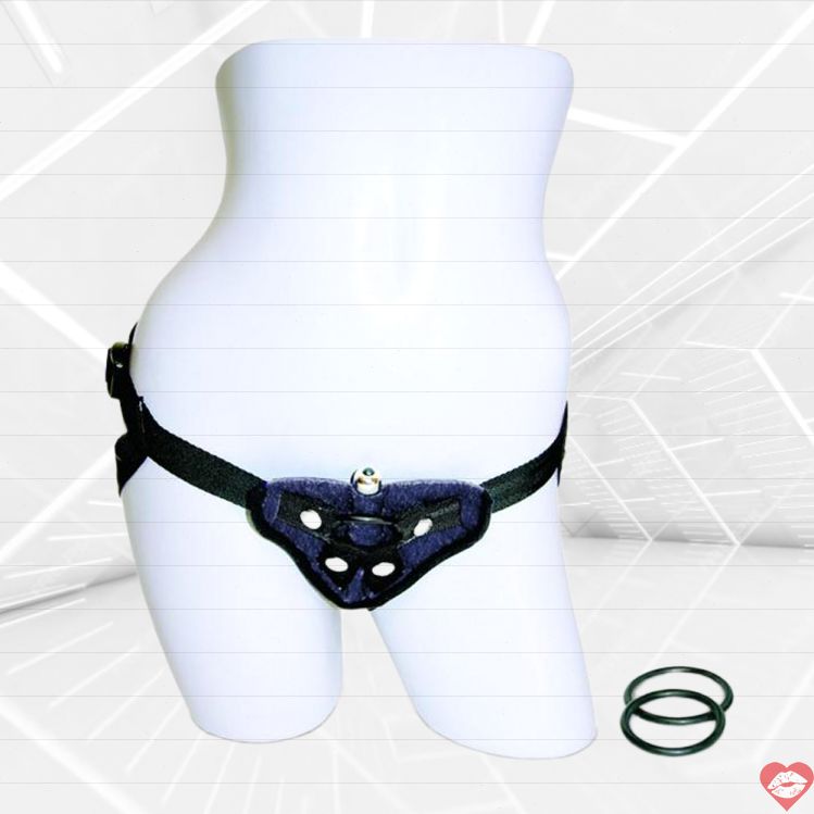 Sportsheets Strap-On Nhung Đen Bền Sang[bissbrand]​ 
