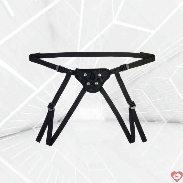 Strap-on Velvet Noir Sportsheets Xám Da Quyền Lực Mạnh 