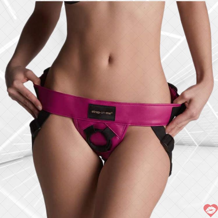 Strap-on Strap-on-me Curious OS hồng da giả thoải mái 