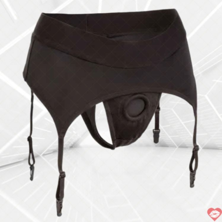 Strapon Thong Boundless L/XL Đen Quyến, Nóng Bỏng 