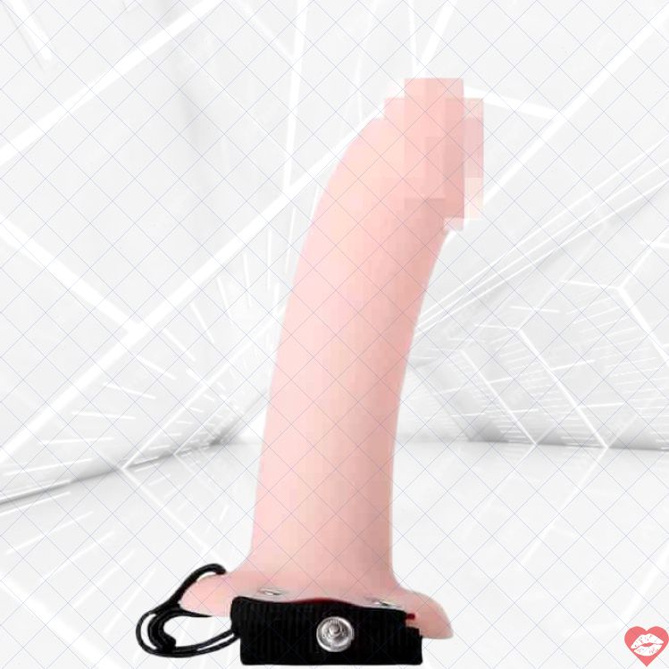 Evolved Adams strap-on rỗng silicone mềm dẻo 