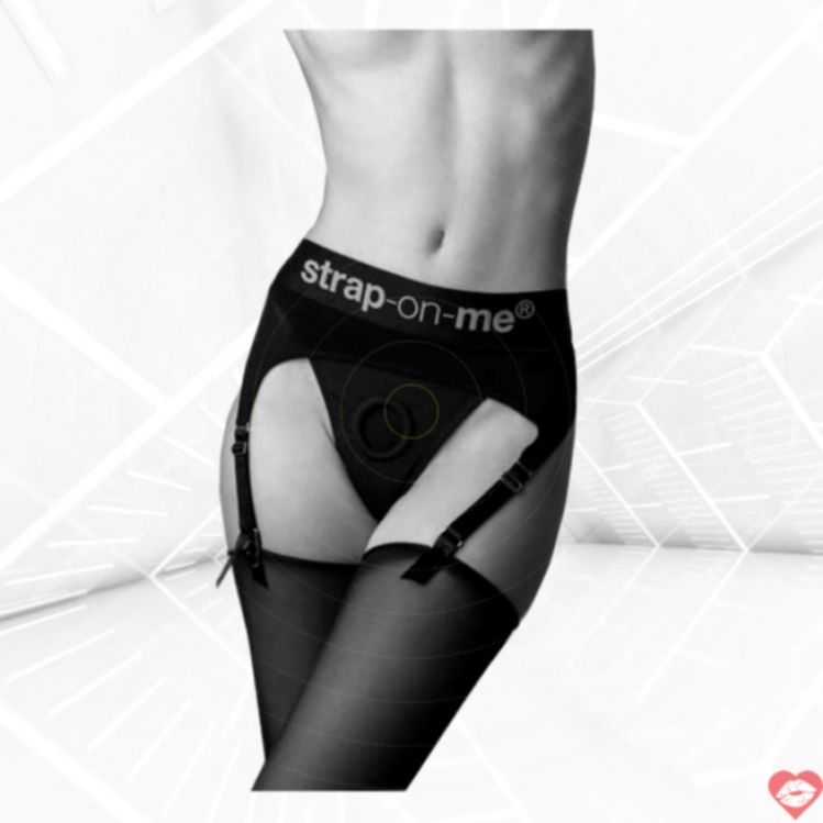Harness Strap-on-me Rebel XL Lingerie Đen Bền Quyến Rũ Thân Mật 