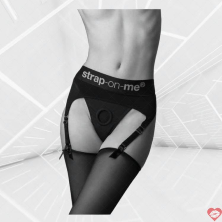 Strap-on-me Rebel L Harness Đen Lớn Thoải Mái Thân Mật 