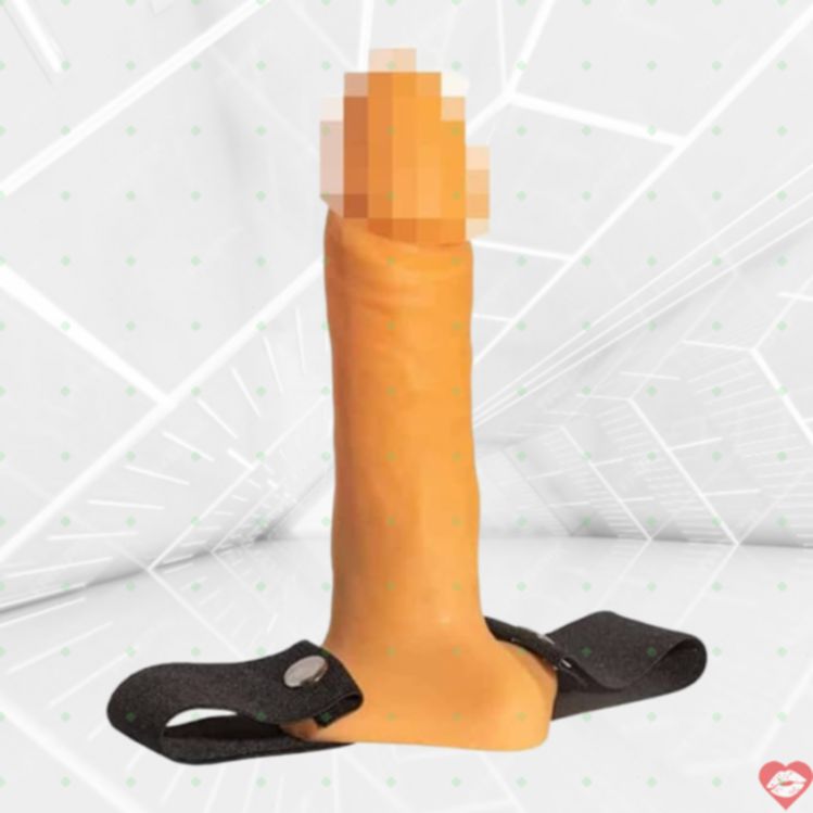 Strapon Rỗng DjaGa 17.5cm Da Thịt 4cm Hoang Dã 